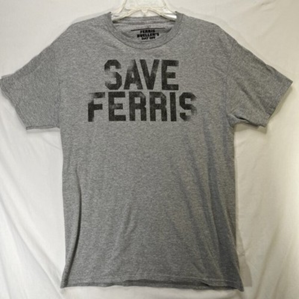 Ferris Buellers Day Off Save Ferris Ripple Junction Licensed T Shirt Size L